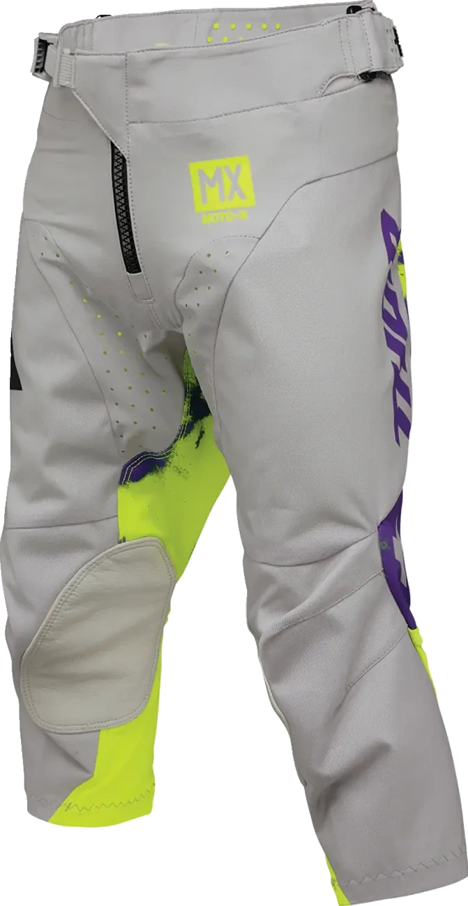 PANT YTH LAUNCHMODE BLEACH GRAY/ACID 18