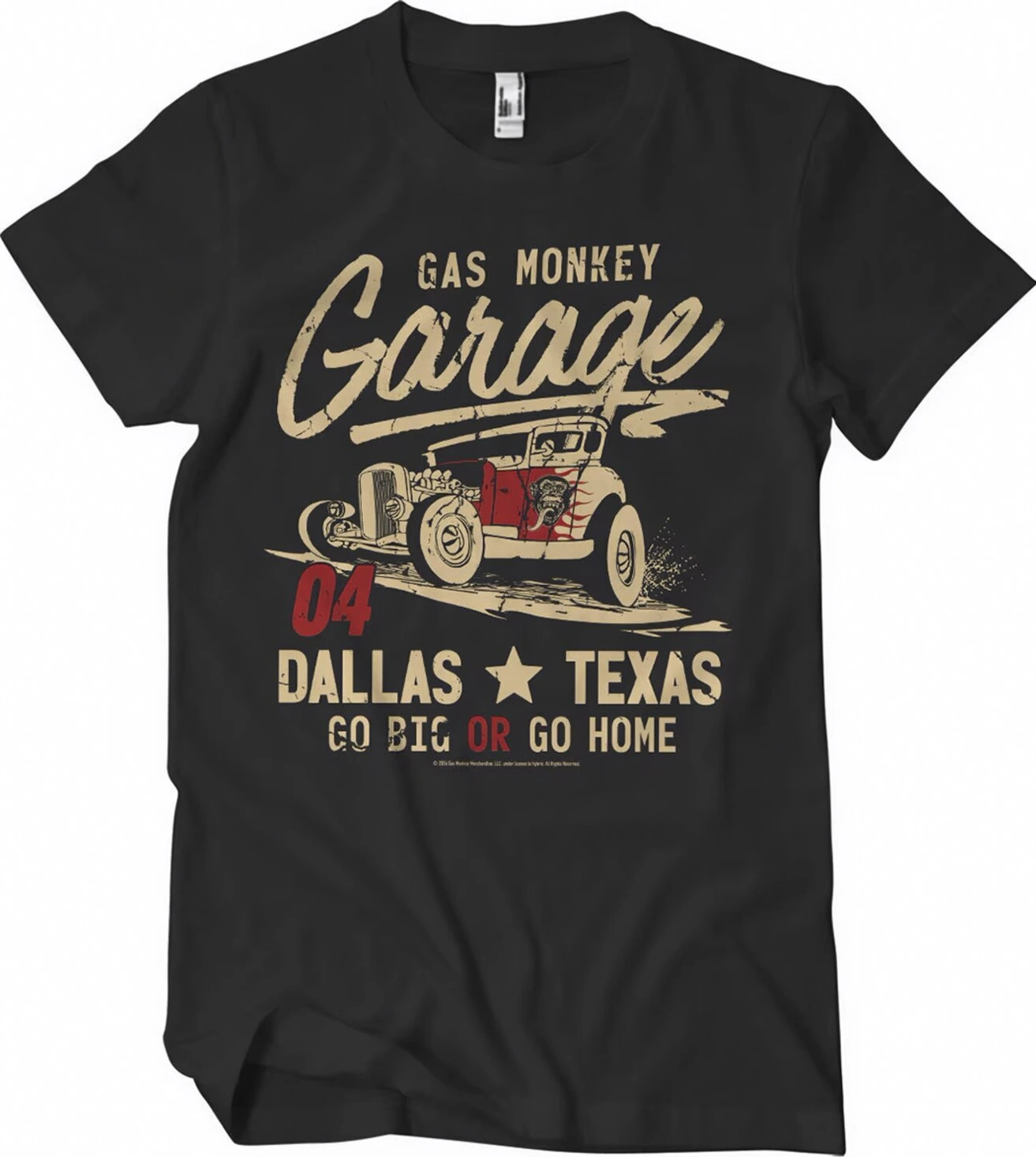 GMG Go big or go home t-shirt, Black, M