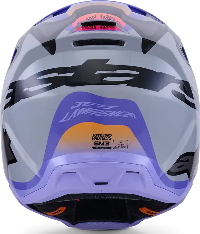HELMET SM3 JETTSON GRAY/PUR/BLK XS