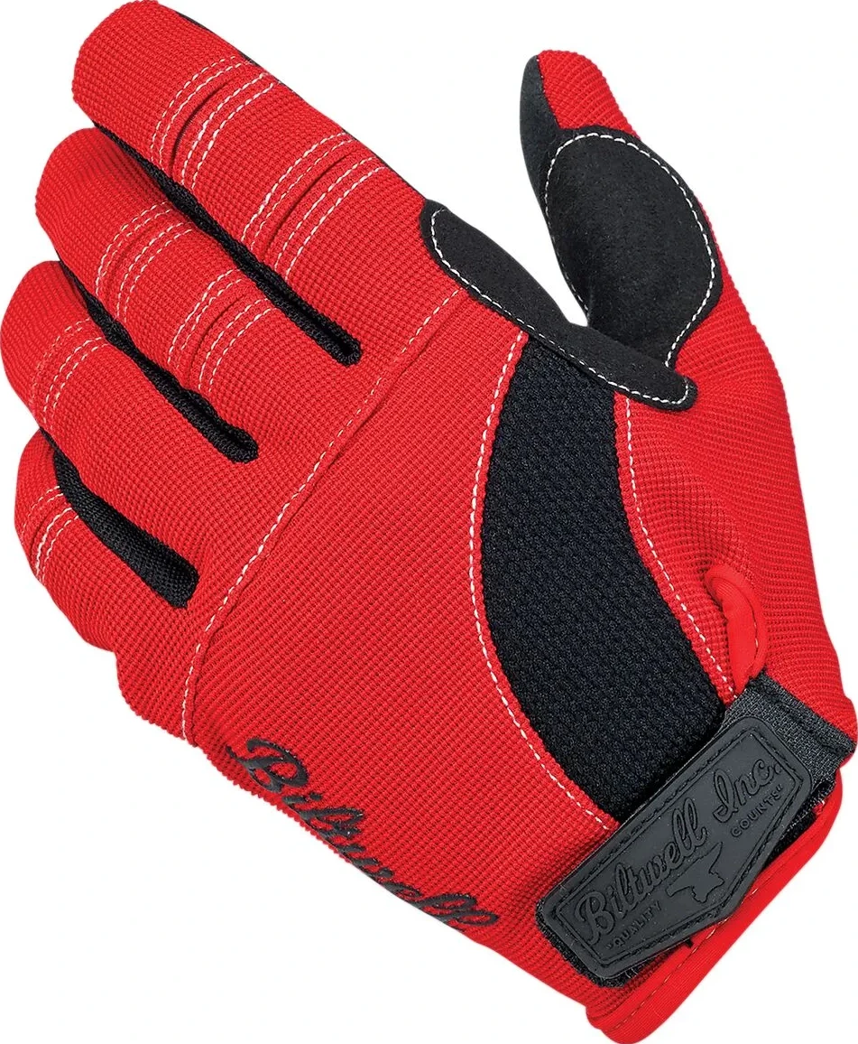 GLOVES MOTO R/B/W SM