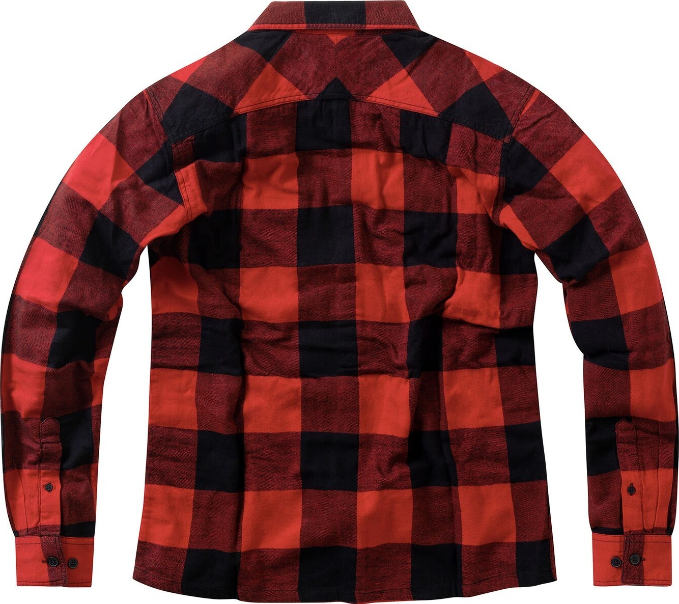 WCC Rigid Flannel shirt, Red, black, S