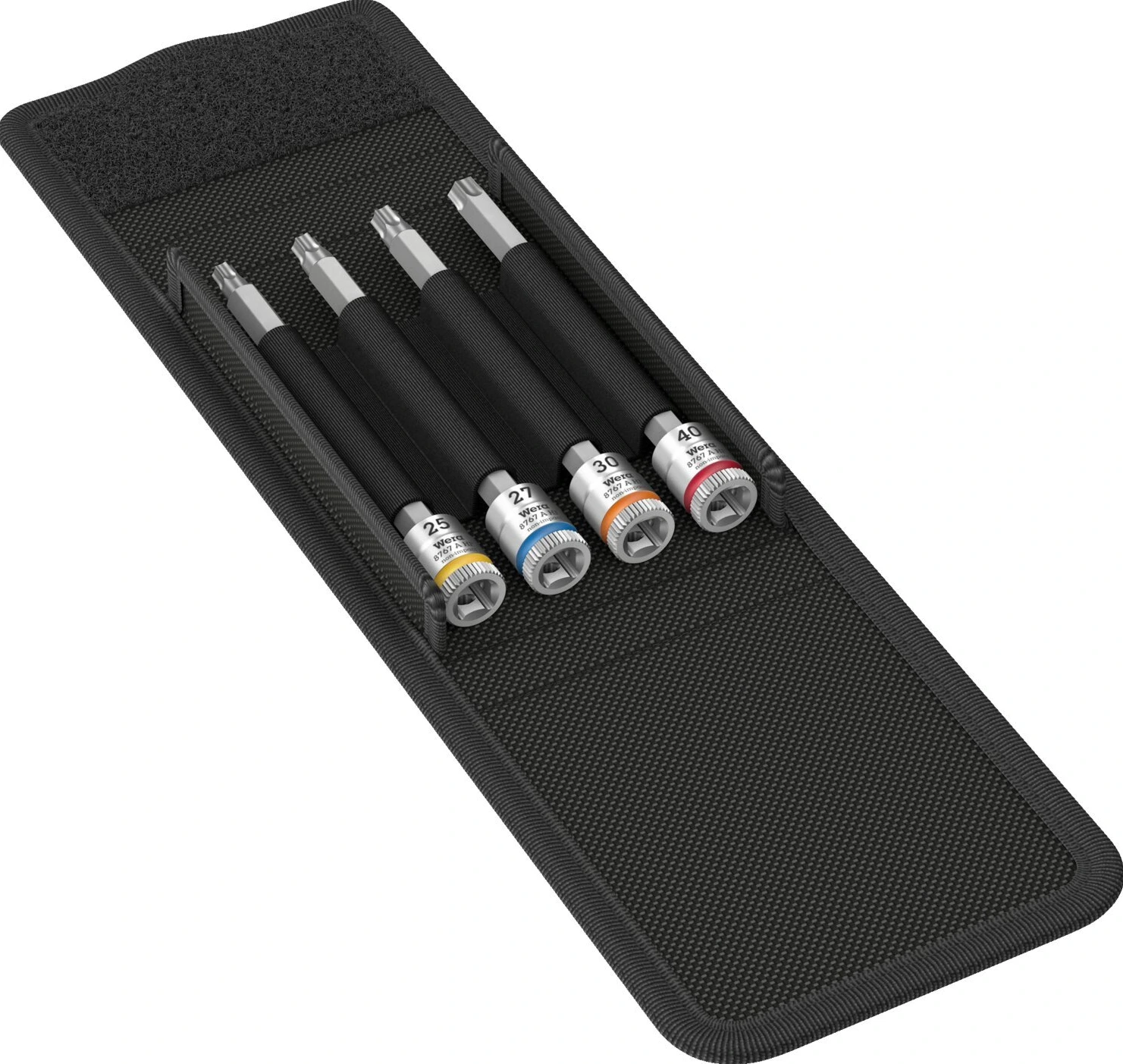 Wera Torx® socket bit set 1/4" with holding function