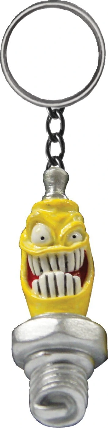 Lethal Threat, key chain Mr Sparky Plug