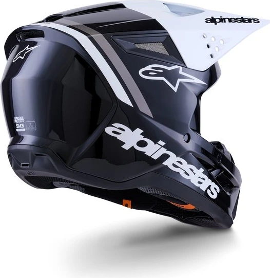 Alpinestars Helmet S-M3 Radium Black/White, S
