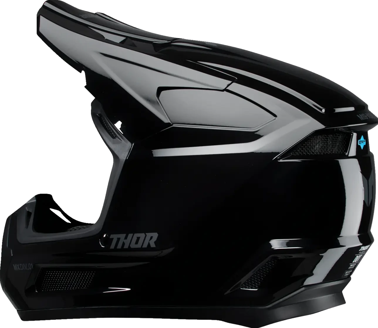 HELMET FLEET YOUTH BLACKOUT GLOSS S