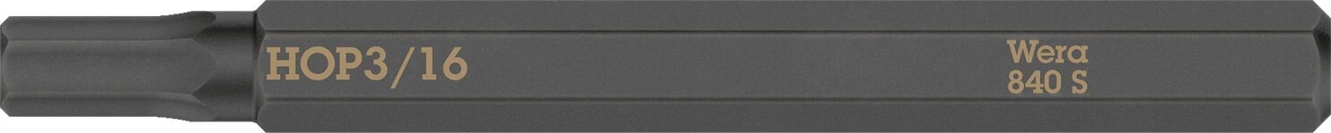 Wera Hex-plus antgalis smūginiam atsuktuvui 3/16", 4.76 mm