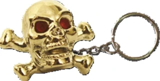 Triktopz Skull N Bones key chain