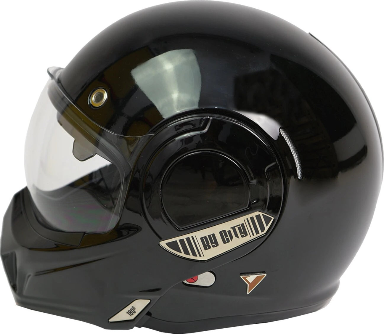 By City 180 Tech helmet black shiny, XS