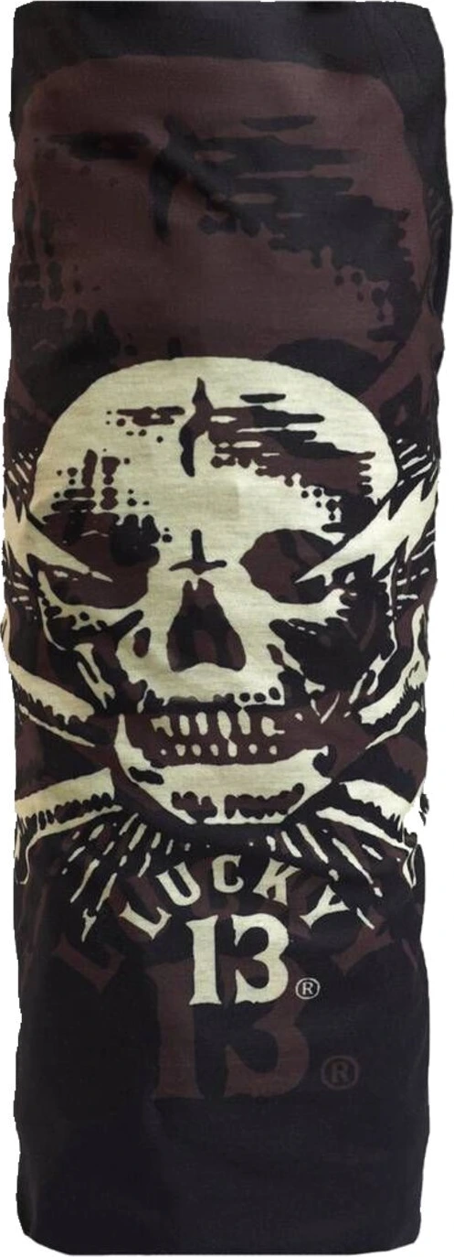 Lucky 13 Skull tunnel, Black, One size fits most
