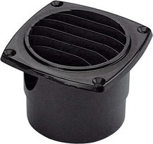 white ABS vent 85x85 mm