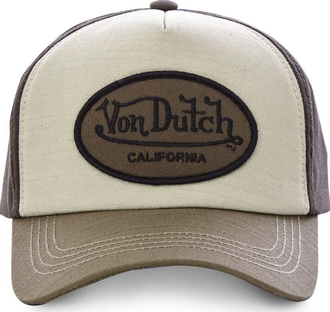 Von Dutch Permament cap 3-coloured marron 1