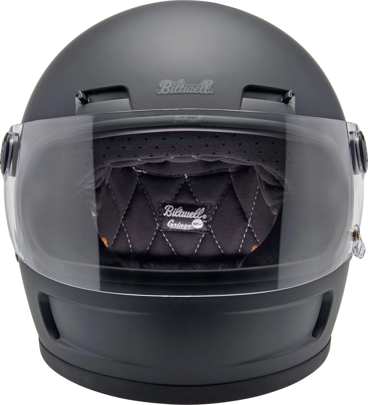 Biltwell Gringo SV helmet, Black, XS, flat