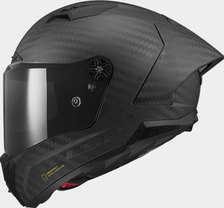 LS2 FF805 THUNDER GP PRO FIM helmet - XL, Matt Black