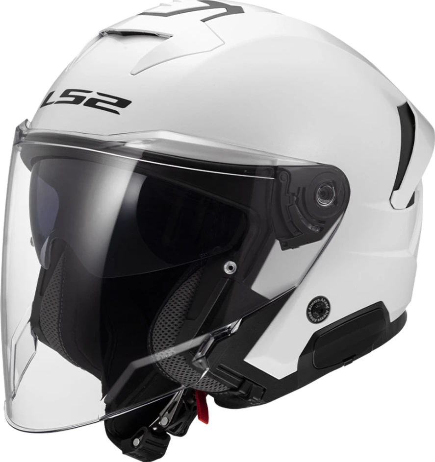 LS2 OF618 VERSO II SOLID ķivere - Balta, S