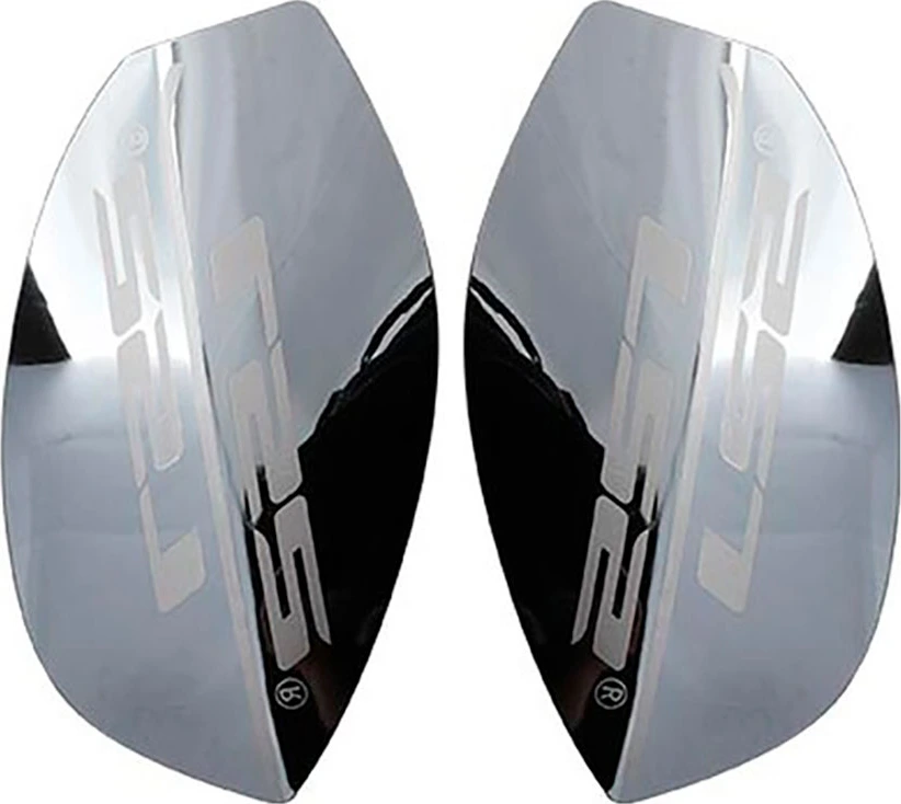 LS2 PLATE CHIN BAR - FF900, Chrome Black