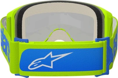 Alpinestars Goggle Vision 5 BLAZE FLUO YELLOW BLUE Mirror BLUE