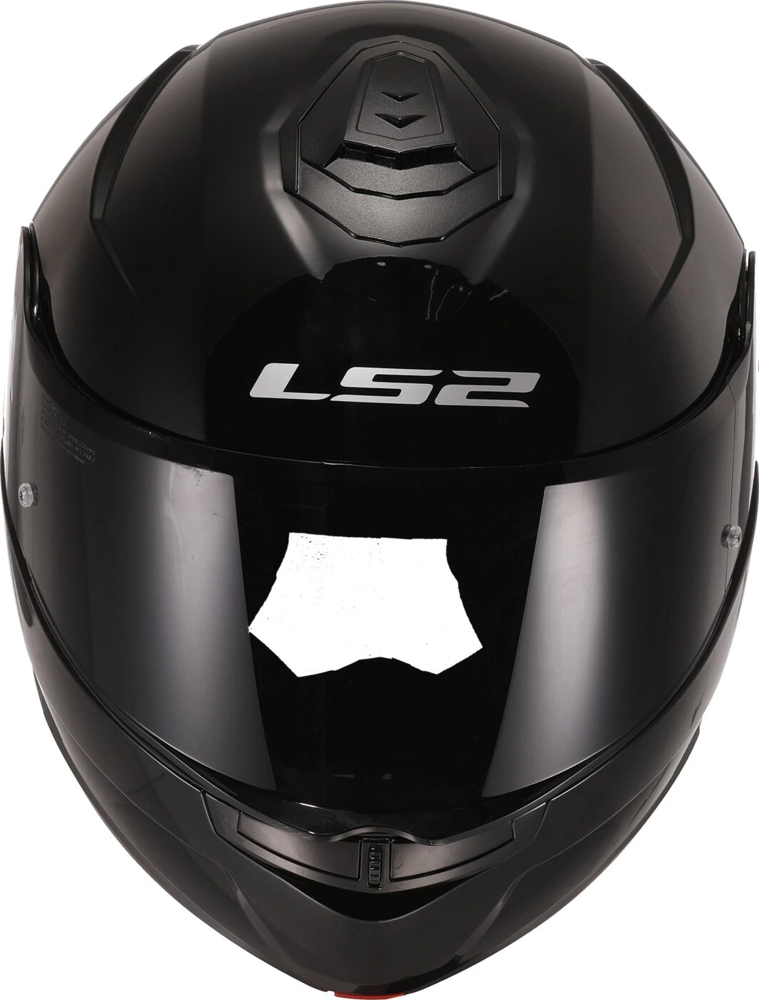 LS2 Strobe II helmet, Black, XS, Gloss