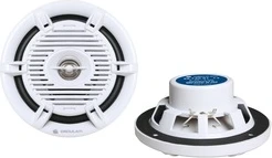 twin white speakers 160mm