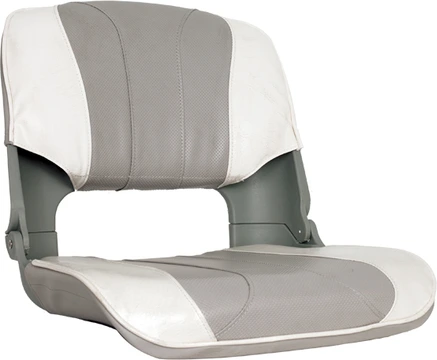 OS SKIPPER SEAT FOLDING UPHOLSTERED 5 PANEL GREY/WHITE