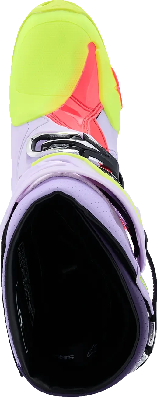 BOOT TECH 10 S-VENTED PURPLE/YELL/DIVA PNK 7