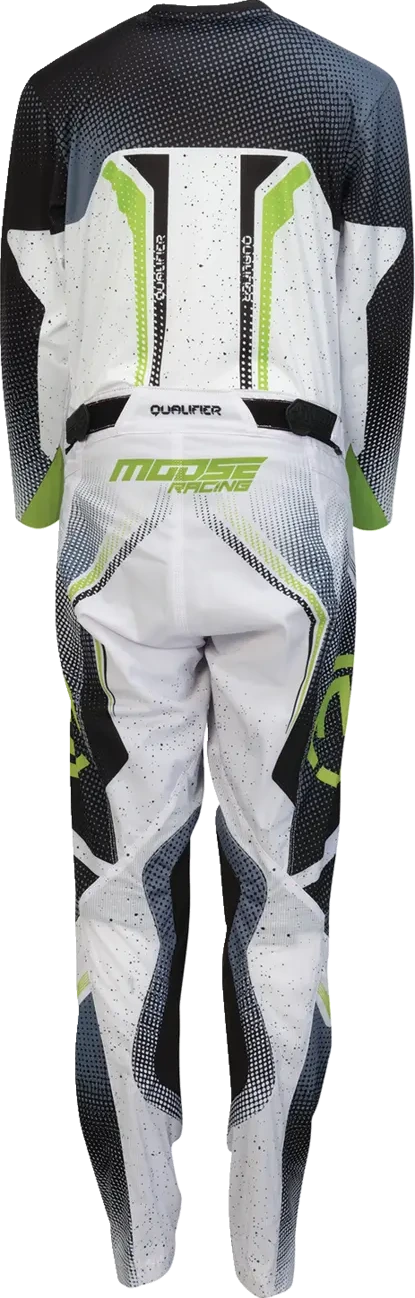 JERSEY YOUTH QUALIFIER WHITE/BLACK/GREEN XS