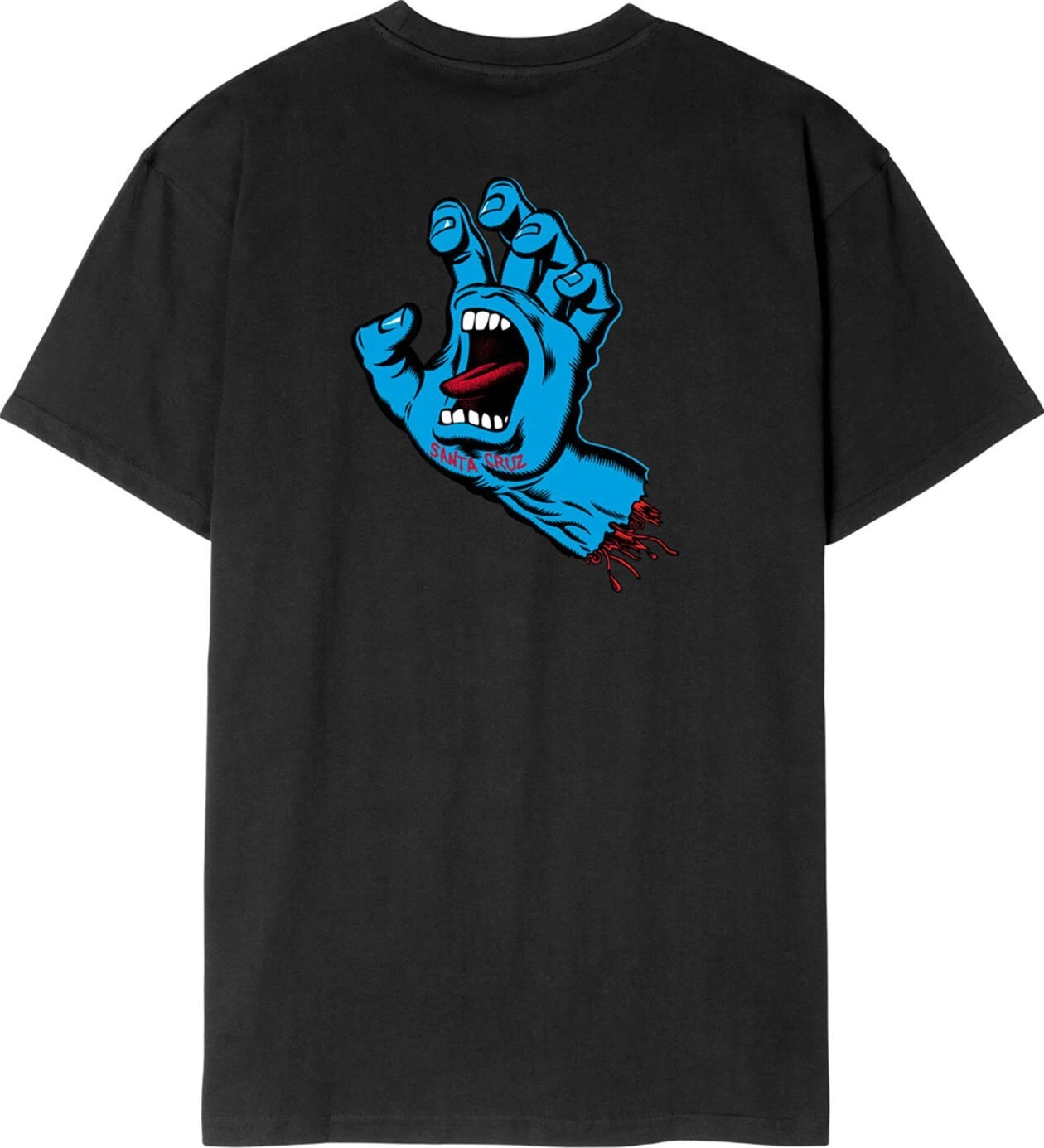 Santa Cruz Screaming Hand Chest t-shirt, Black, S