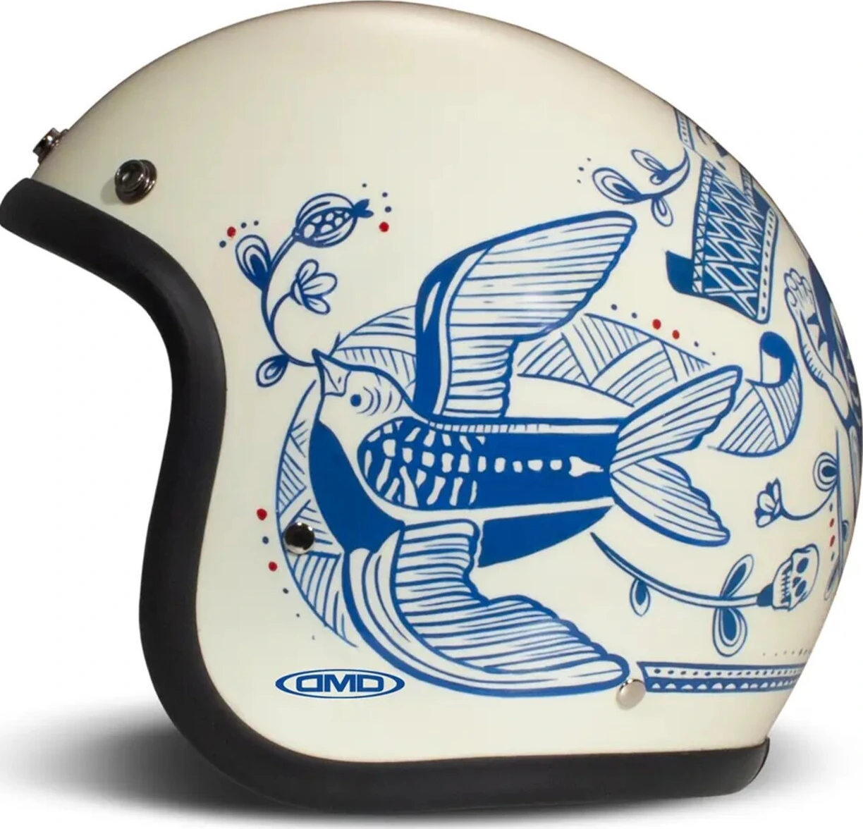 DMD Retro helmet, tigre White, XS, Graphic