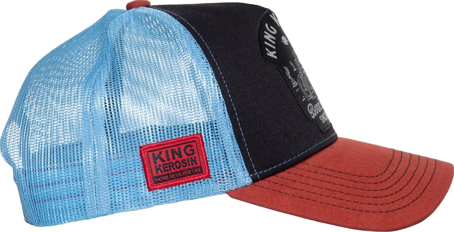 King Kerosin Born to kill cap, Black