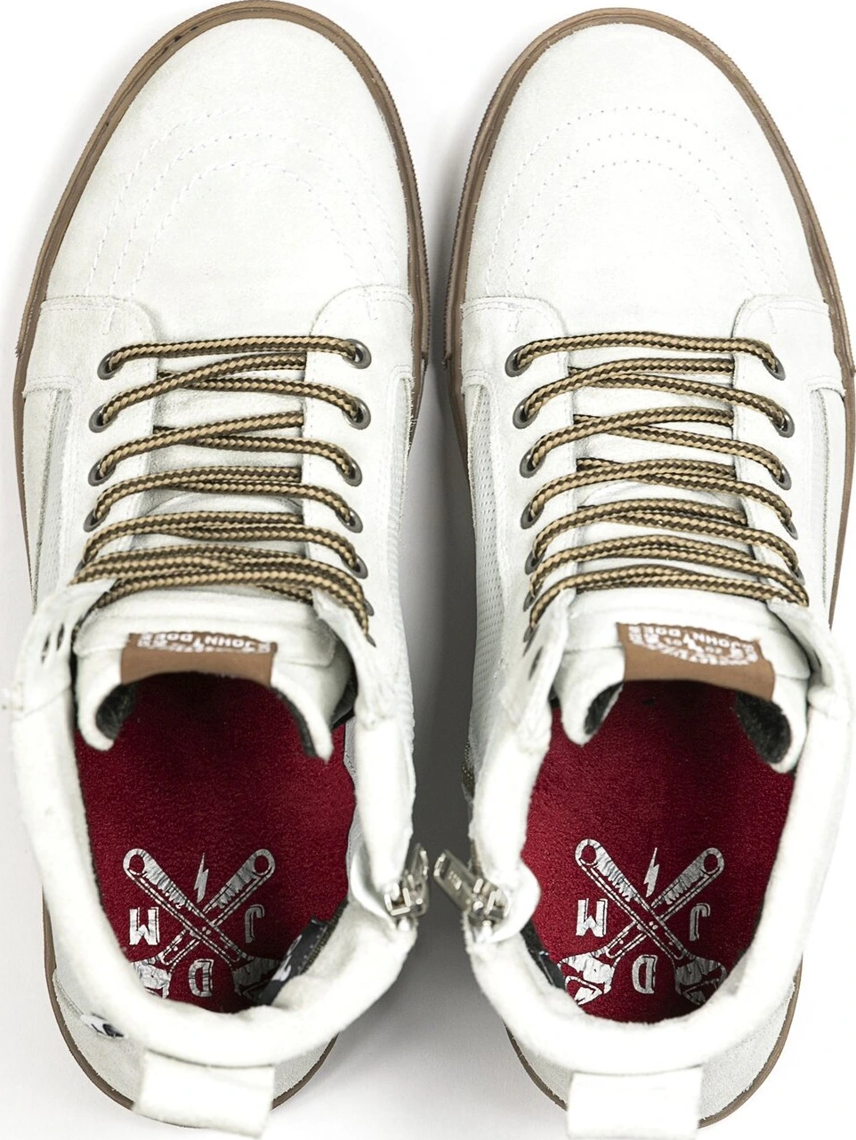 John Doe Neo sneakers, White, brown, 39