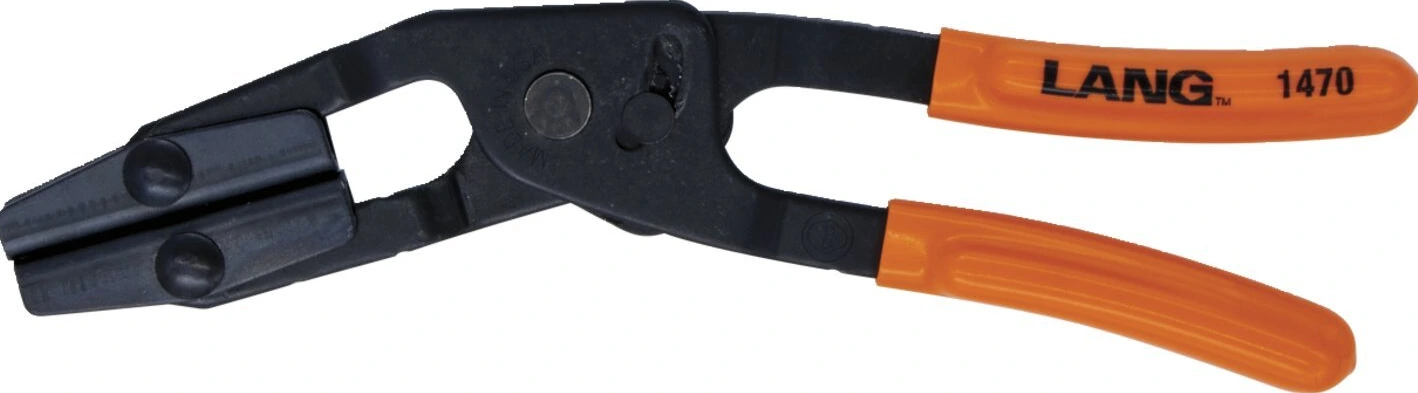 Lang Tools, kampinės žarnos užspaudimo replės. Vidutinės, 0 mm