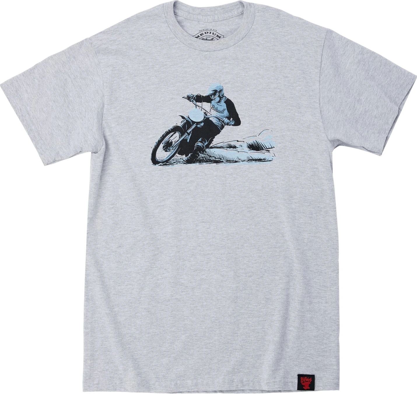 Biltwell Roost t-shirt sporty, Gray, M