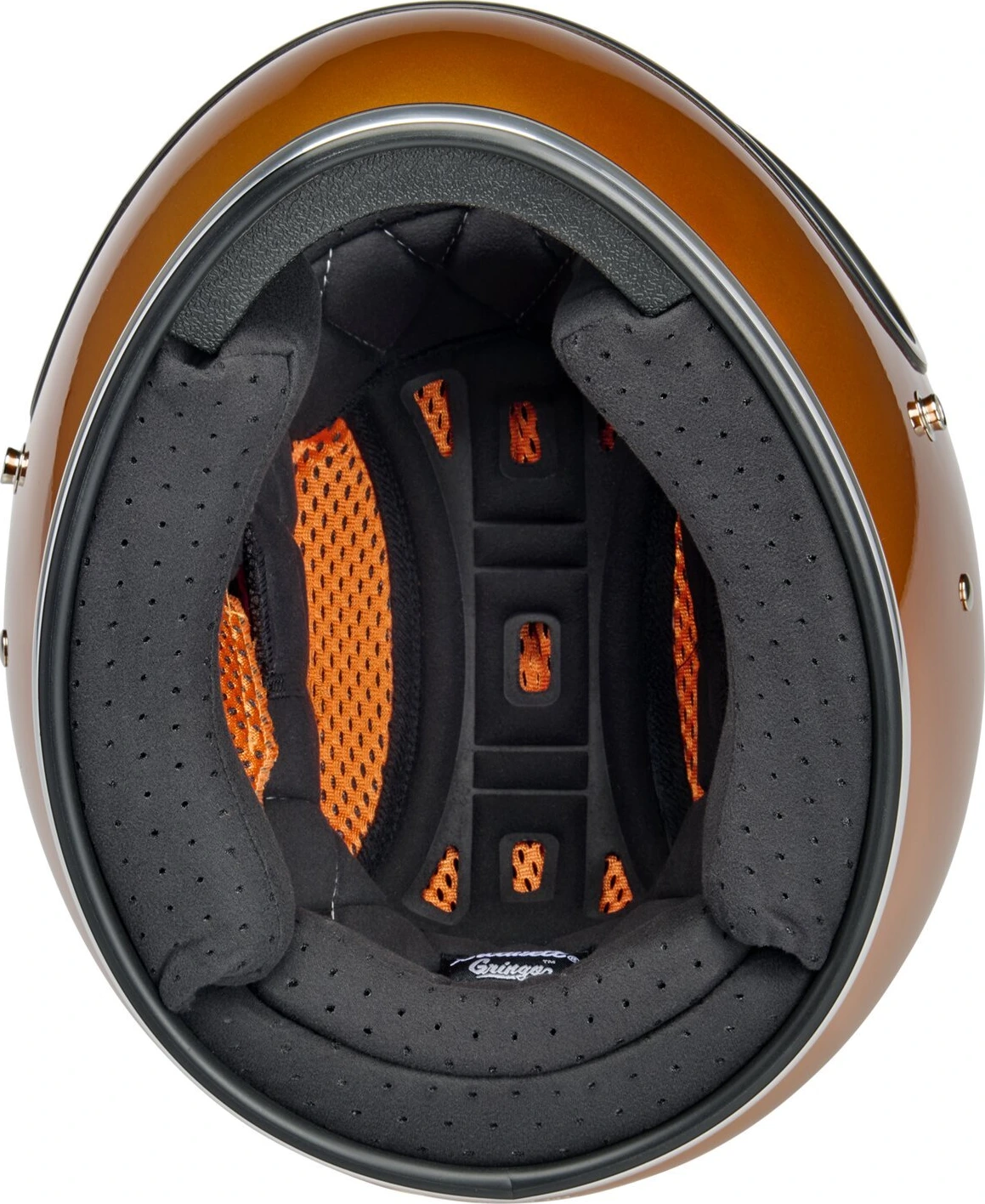 Biltwell Gringo helmet, metallic sunburst Orange, XS, Metallic