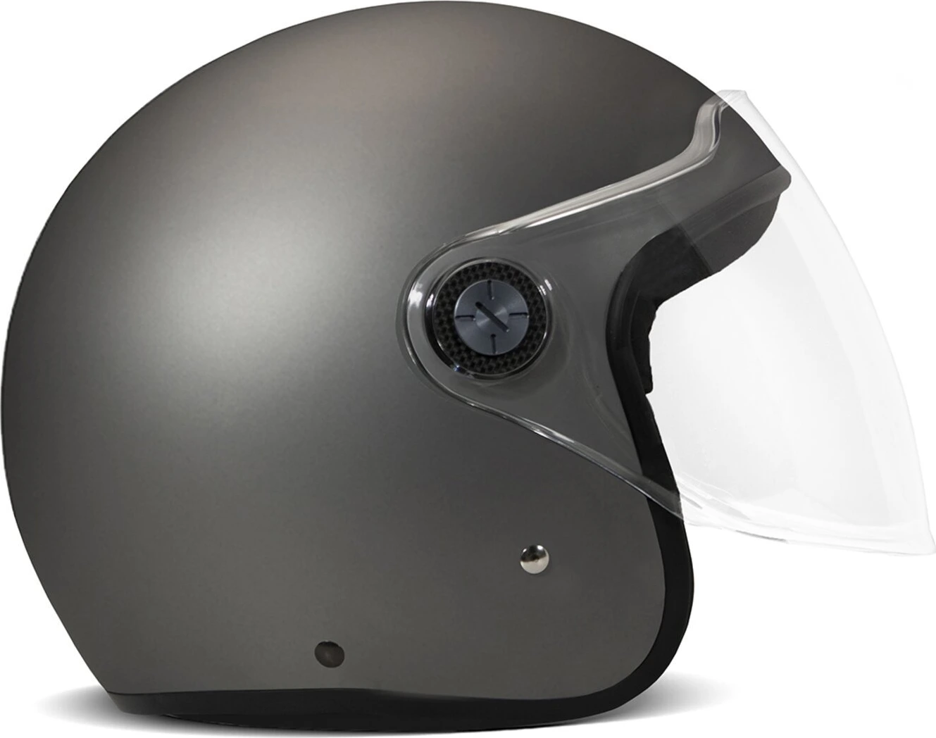 DMD P1 Jet helmet, grey, XS, Matte