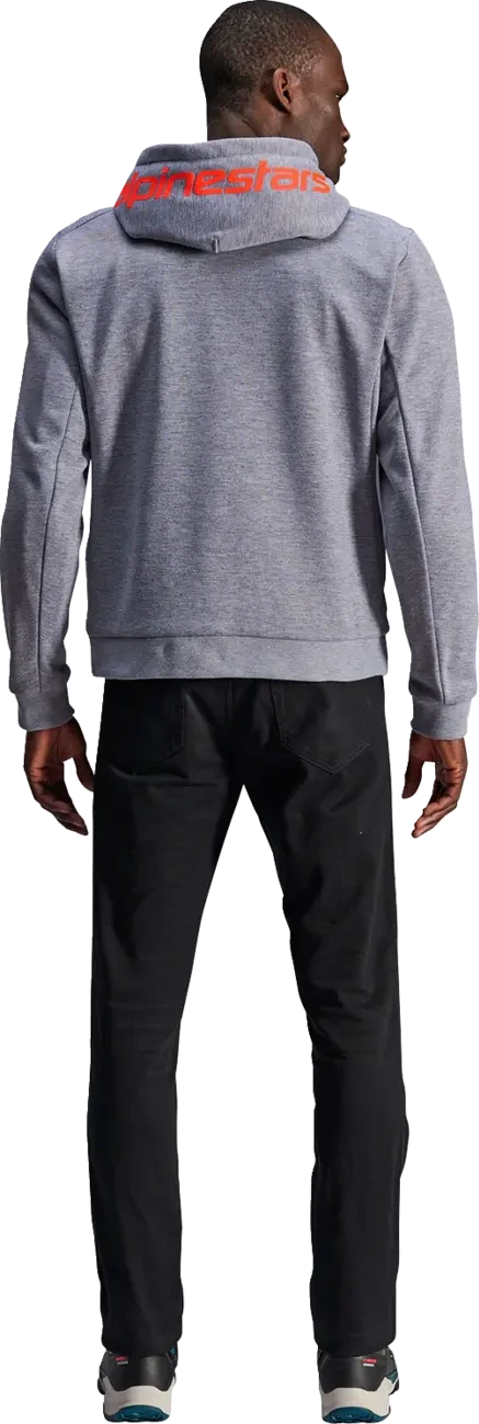 JACKET/HOODIE CHROME V2 GRY/RED S