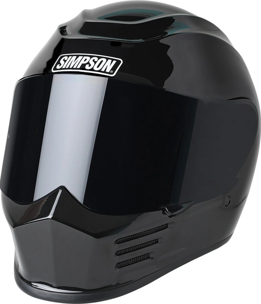 Simpson Speed helmet, black metal, L, Gloss