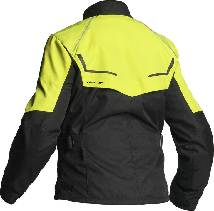 Lindstrands Textile jacket Halden Black/yellow 54