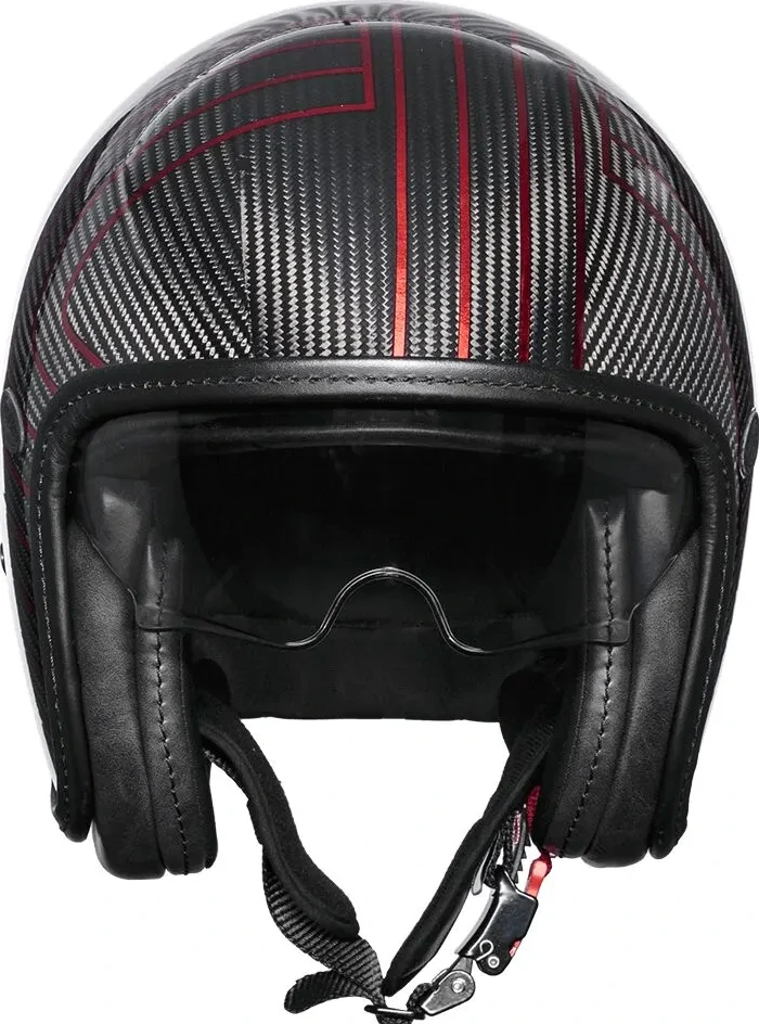 HELMET VINTAGE PLATINUM CARBON EXRED XS