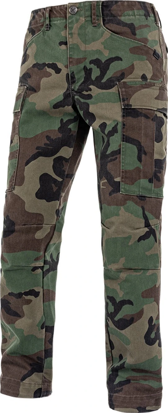John Doe Regular cargo mono pants, camouflage Green, 38/32