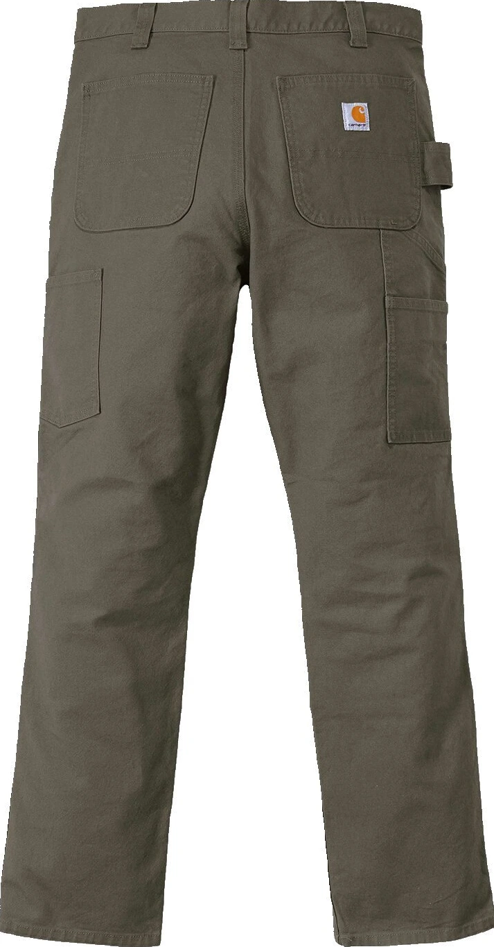 Carhartt work pants stretch duck double front tarmac, Gray, 30/32