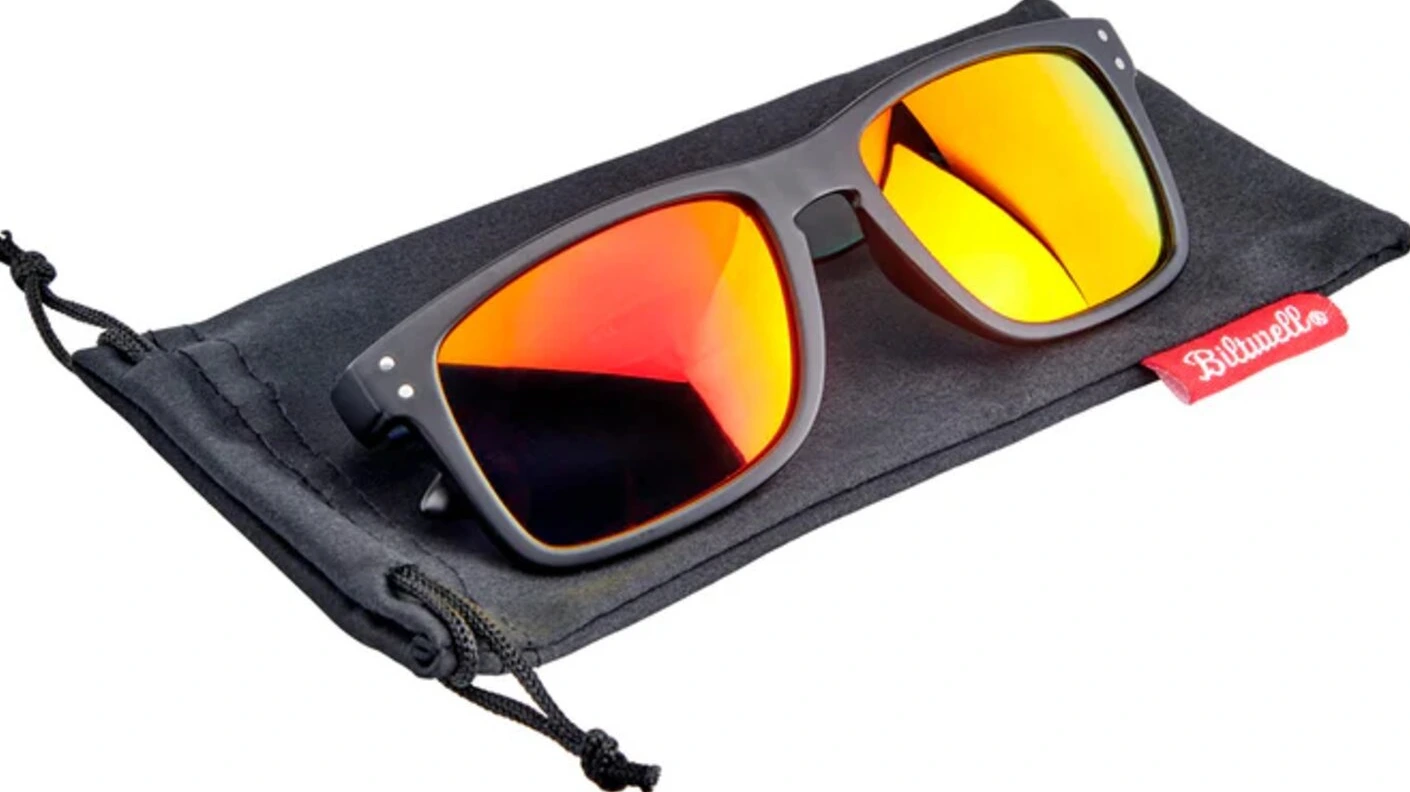 Biltwell Ramblr sunglasses red mirror