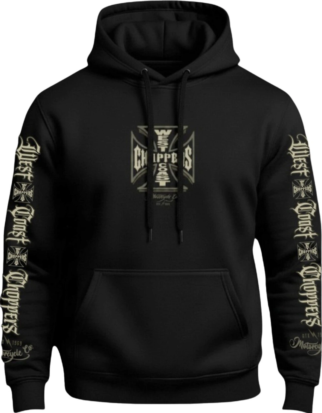 WCC Gangscript hoodie, Black, L