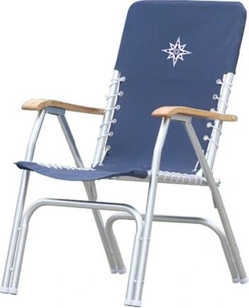 Osculati alum.fold.chair DECK blue