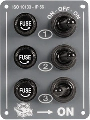3 switches panel