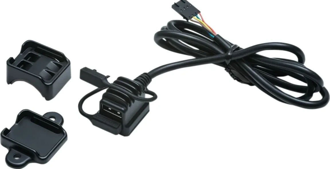 USB PORWER SOURCE UNIVERSAL CHARGER - BLACK