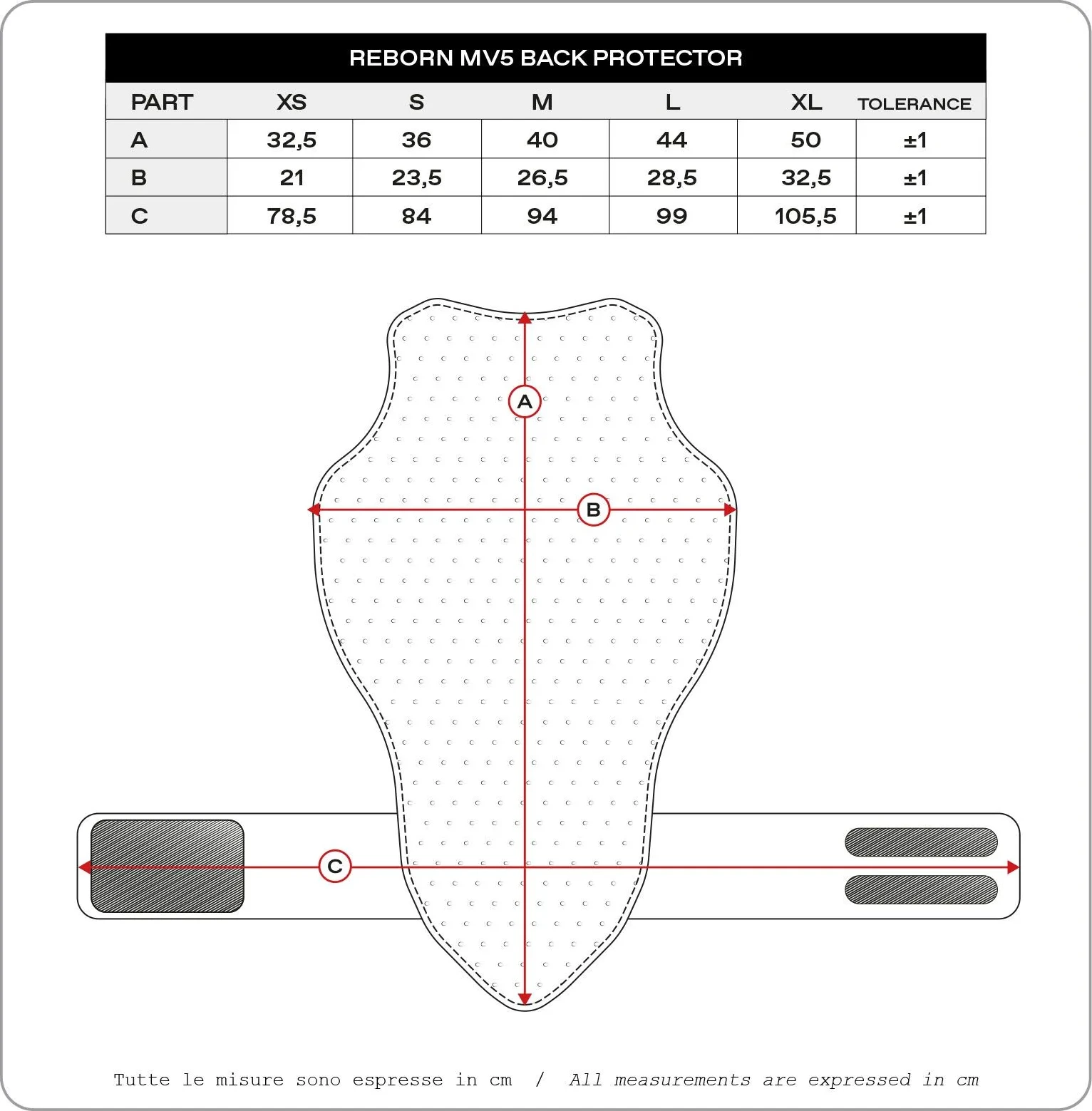 BACK PROTECTOR UFO REBORN MV5 XL