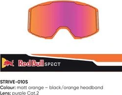 Spect Red Bull Strive MX Goggles Single lens