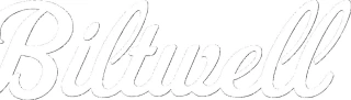 Biltwell Script sticker white 9"