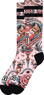 American Socks Feline Hearts Signature socks