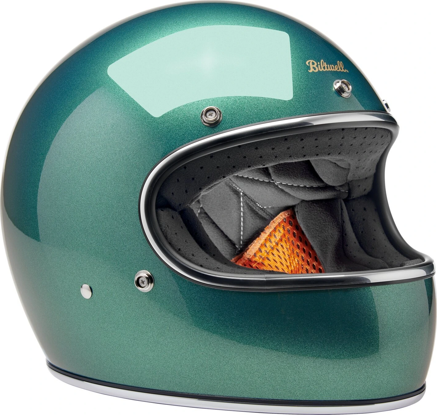 Biltwell Gringo helmet, metallic catalina Green, S, Metallic