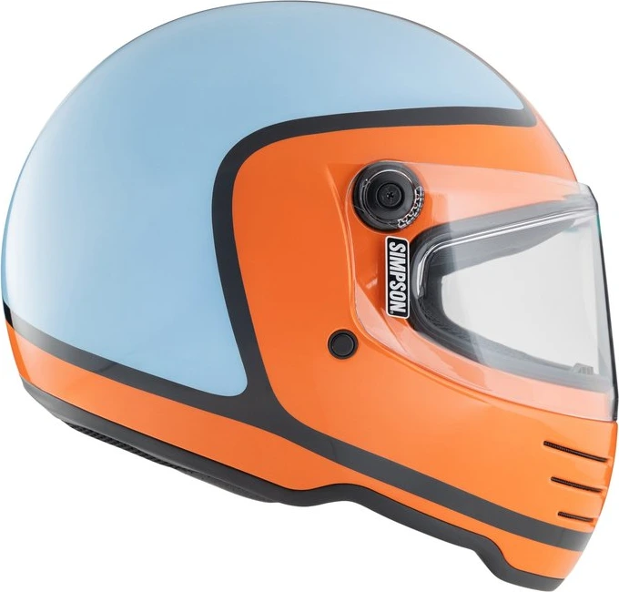 SIMPSON Helmet M62 Hondo Orange/Blue, S